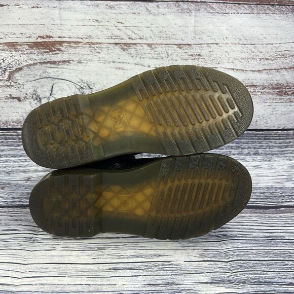 Dr Martens 15382 Black Leather Combat Boots Youth Size 3 - Picture 7 of 8